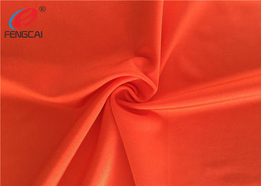 Shrink - Resistant Polyester Spandex Fabric , Warp Knitting Stretch Fabric For Garment