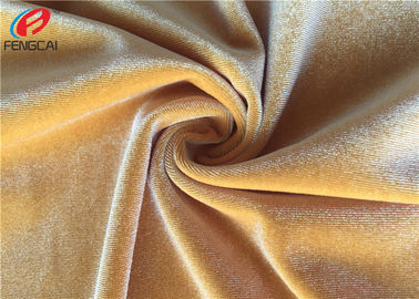 quality Tela brillante del terciopelo de Spandex KS del poliéster de la tela del terciopelo de Corea del estiramiento para el vestido factory