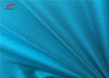 quality Tela elástico embotada hecha punto deformación del nilón el 8% Spandex Lycra de la tela el 92% de la ropa interior de la turquesa factory